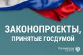 Госдума рассматривает новые законопроекты