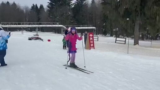 Пираты, динозаврики и три поросенка вышли на лыжню в Шексне