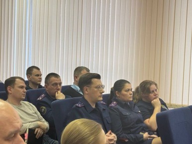 В следственном управлении проведено занятие по безопасности дорожного движения