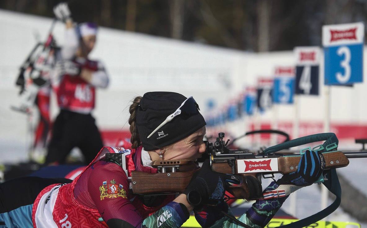 Наталия Шевченко завоевала «бронзу» в гонке преследования на Альфа-Банк чемпионате России по биатлону