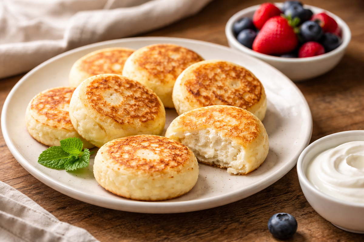 Сырники из творога в аэрогриле: хрустящая корочка без лишних проблем