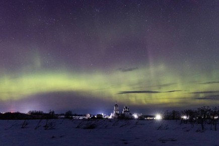 А эти невероятные кадры сняты накануне в Вологодском округе нашим волшебником - Даниилом Зинченко