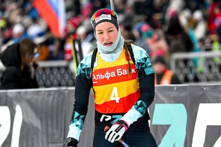 Наталия Шевченко стала первой в зачете Союза биатлонистов России