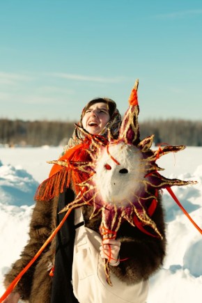 Масленица в Никола-Ленивце: огненное представление с символикой любви и надежды