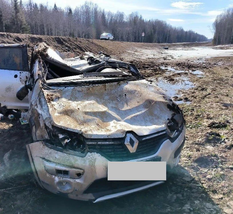 Двухлетняя девочка скончалась в больнице после ДТП в Тотемском округе