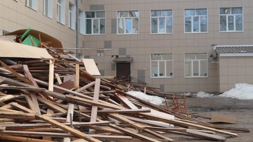 В школе № 36 Вологды начался капитальный ремонт