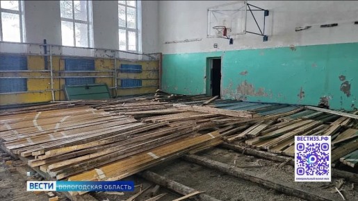 Капитальный ремонт ФОКа начался в крупной шекснинской деревне