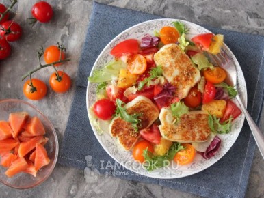 Летний салат с халуми: свежесть и вкус, которые покорят вас
