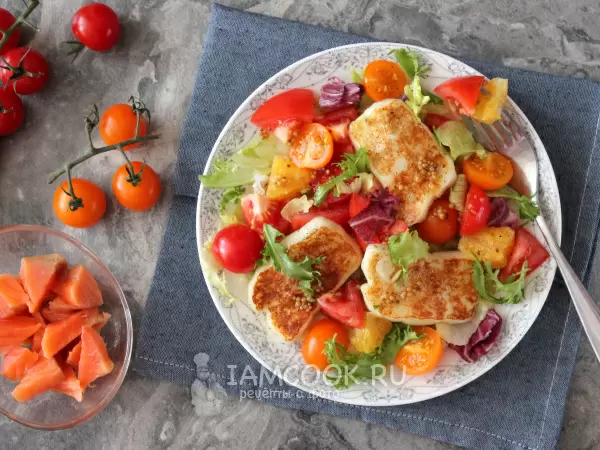 Летний салат с халуми: свежесть и вкус, которые покорят вас