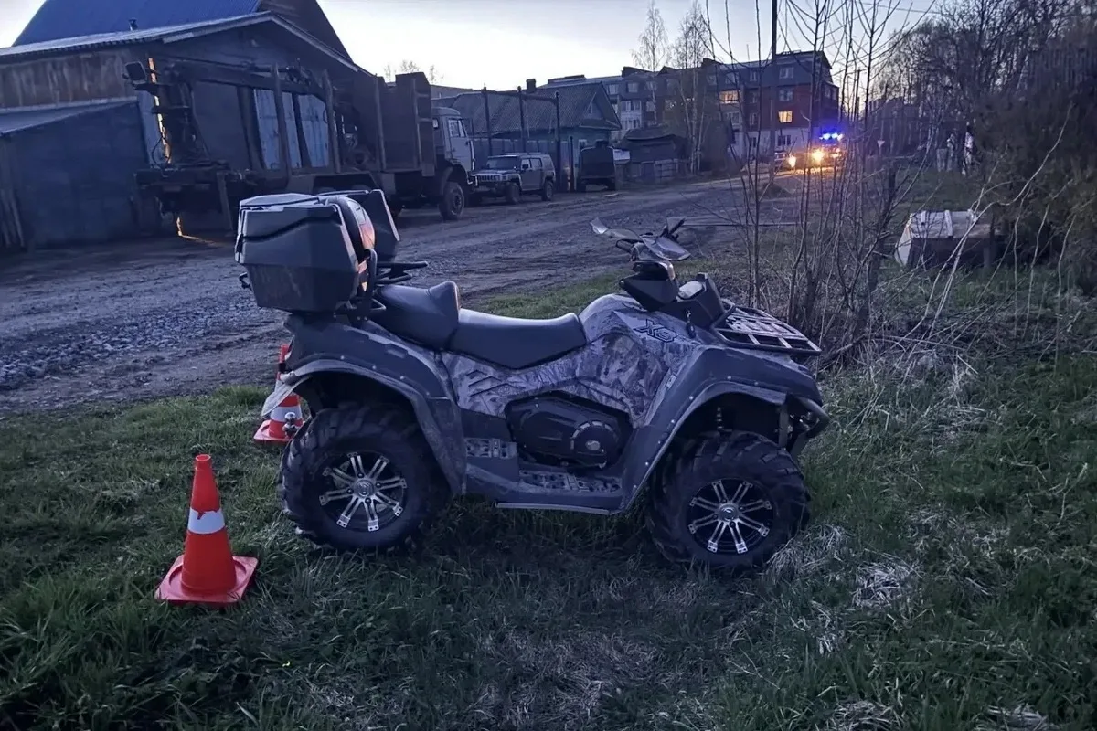 В Великоустюгском округе водитель квадроцикла получил смертельные травмы в ДТП