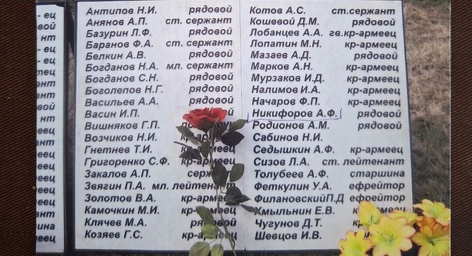 Вологодские поисковики нашли останки погибшего красноармейца из Татарстана