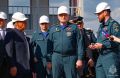 Глава МЧС России проконтролировал ход строительства тренировочного комплекса для пожарных и спасателей в Казани