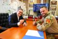 Георгий Филимонов встретился с военкором Вологодской области в зоне СВО Михаилом Суриковым