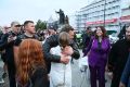 Кремлёвская площадь вчера гудела от моторов! В центре Вологды байкеры из клуба «Ночные волки» показали патриотическое шоу «Вальс Победы»