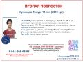 14-летний Тимур Кузнецов пропал в Вологде