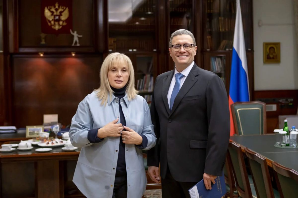 Элла Памфилова и Георгий Филимонов обсудили итоги выборов в Госдуму и вологодское заксобрание