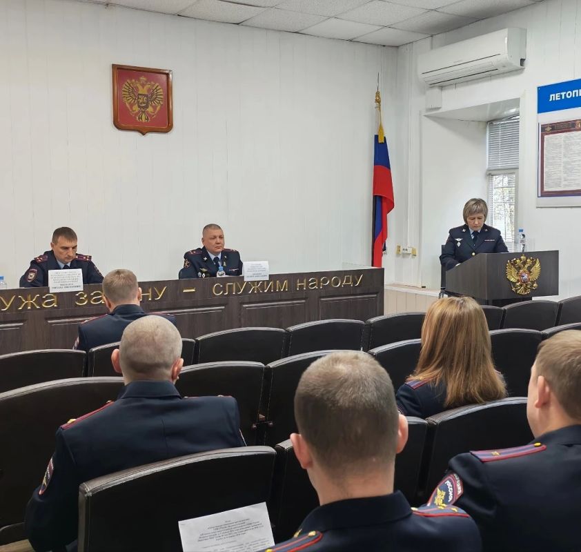 В ОМВД России «Великоустюгский» подвели итоги служебной деятельности за 9 месяцев 2026 года В ОМВД России «Великоустюгский» подвели итоги служебной деятельности за 9 месяцев 2026 года