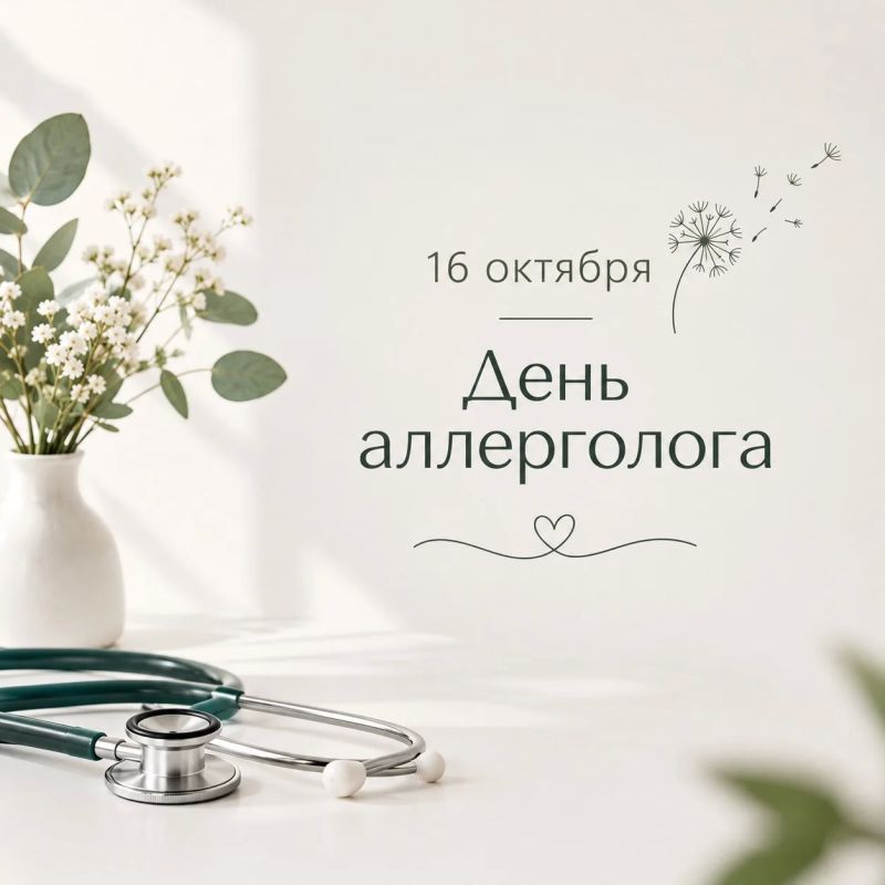 16 октября — День аллерголога!