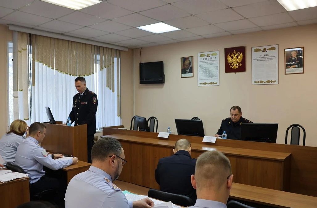 В УМВД России «Череповец» подвели итоги оперативно-служебной деятельности за 9 месяцев 2026 года В УМВД России «Череповец» подвели итоги оперативно-служебной деятельности за 9 месяцев 2026 года
