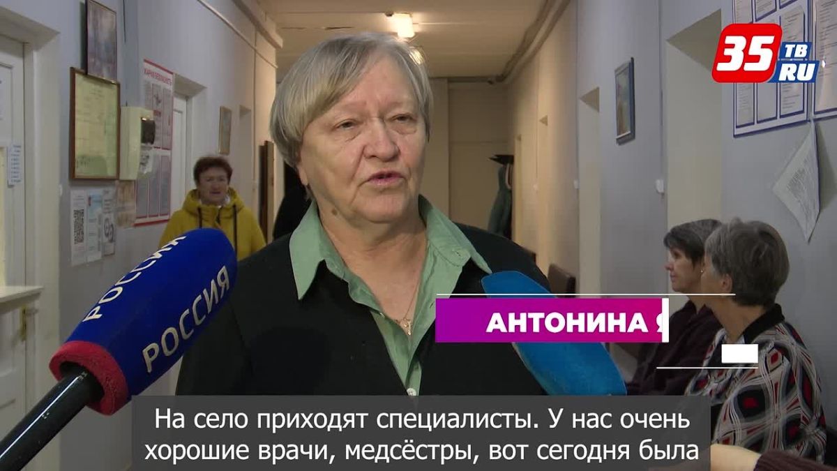 Молодая медсестра вернулась в родной поселок Сосновка Вологодского округа работать по программе «Земский фельдшер»