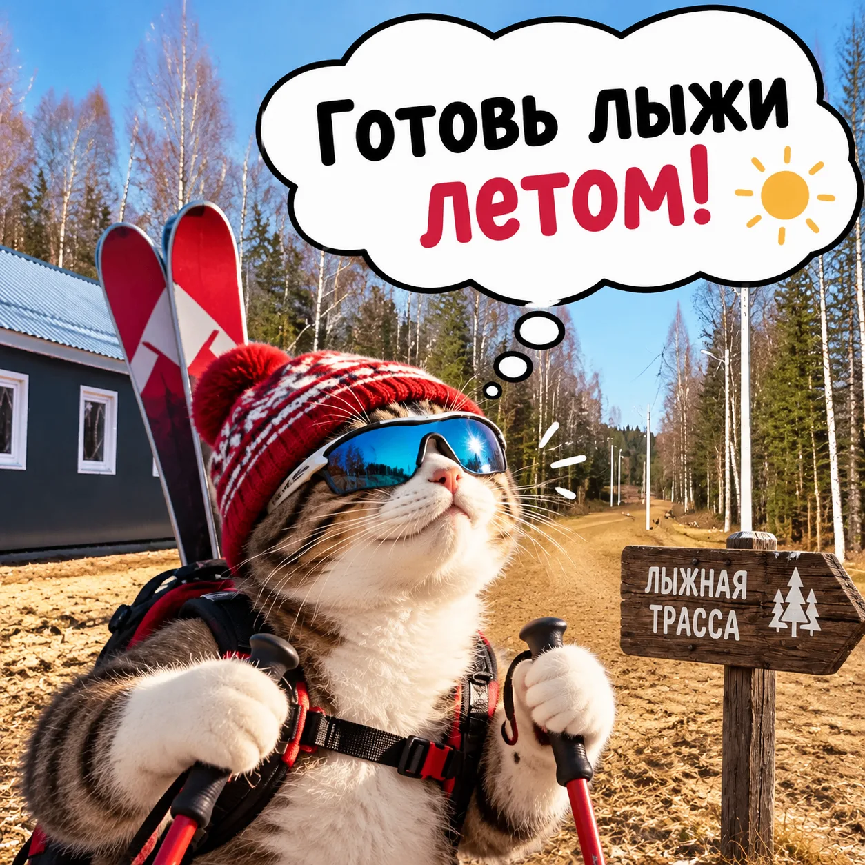 В Кичменгском Городке открыли обновлённую лыжную трассу