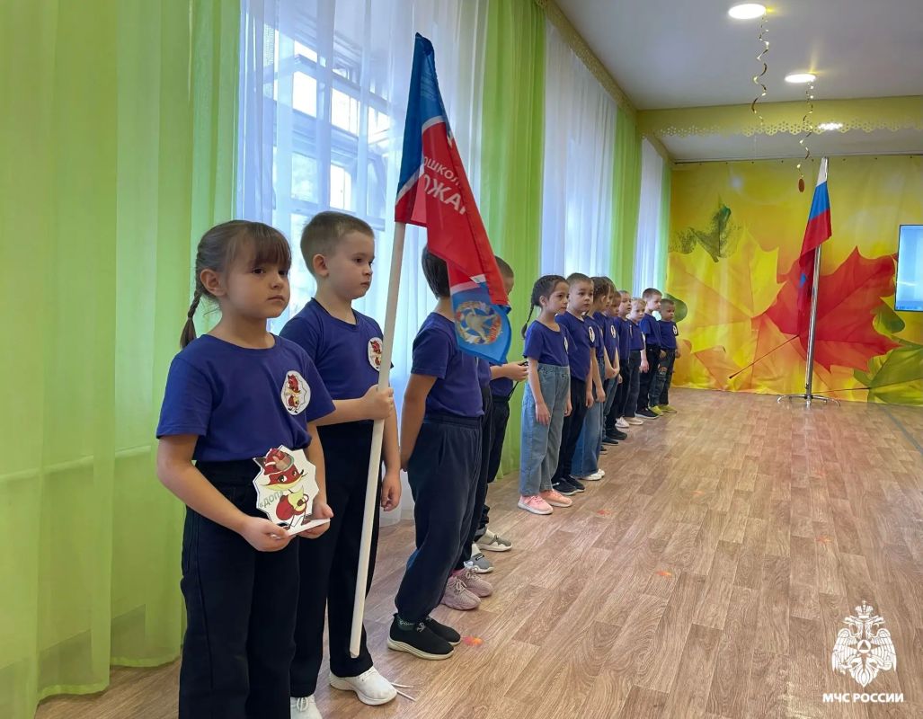 Ряды юных пожарных пополнились Ряды юных пожарных пополнились