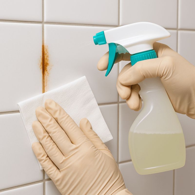 Как убрать ржавчину с плитки в ванной и сохранить чистоту надолго