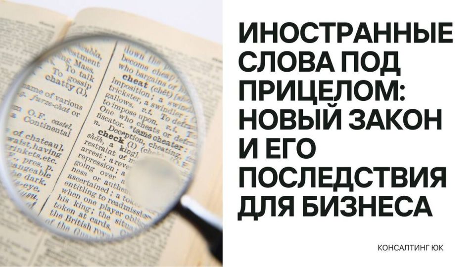Новый закон о языке: как иностранные слова могут изменить бизнес в России